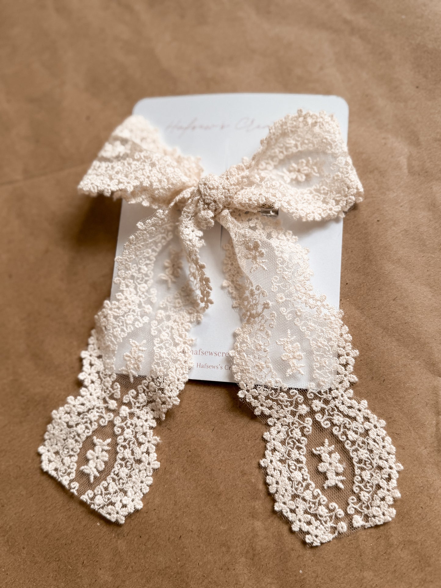 Lace big bow