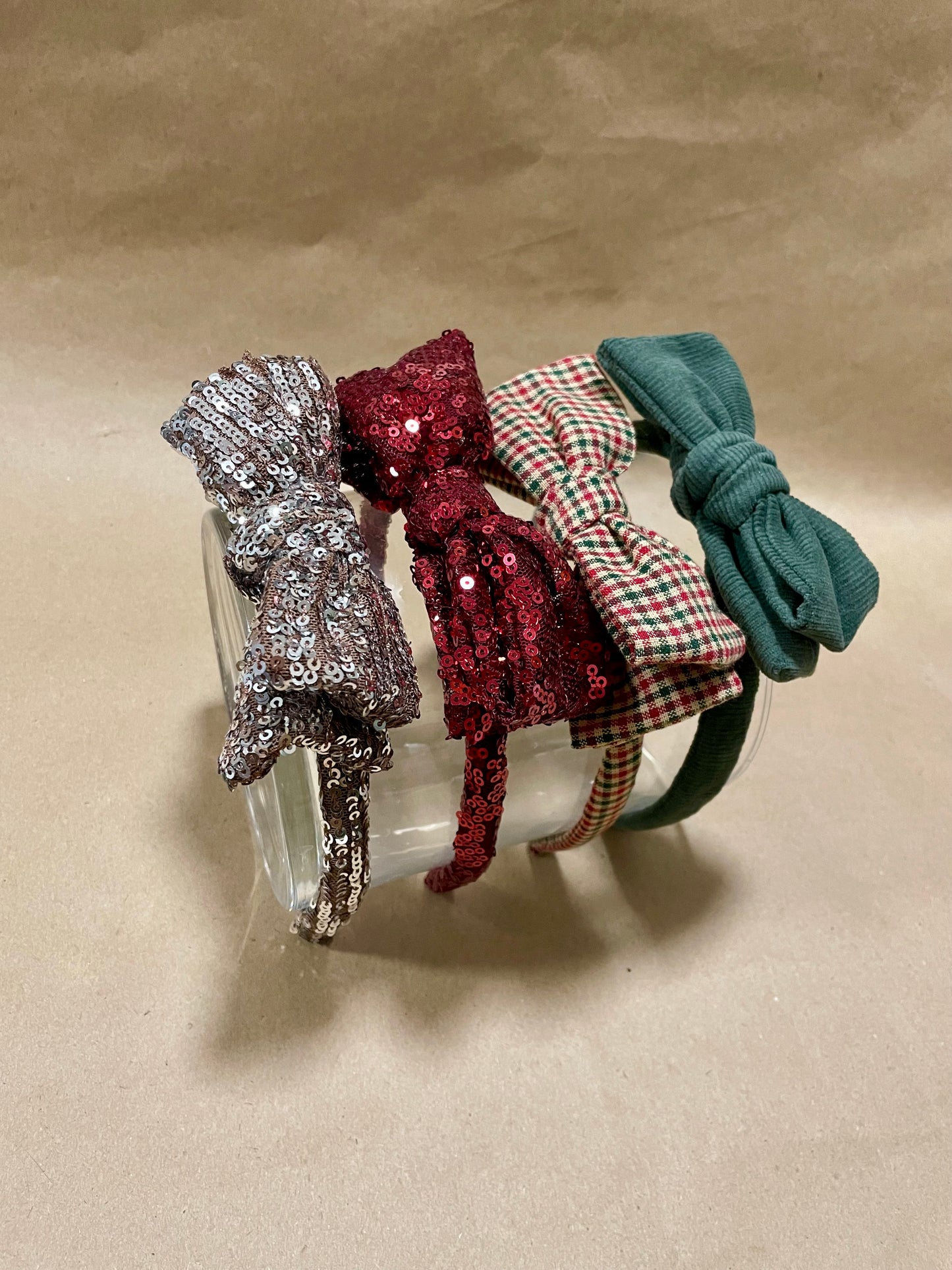 Christmas bow headbands