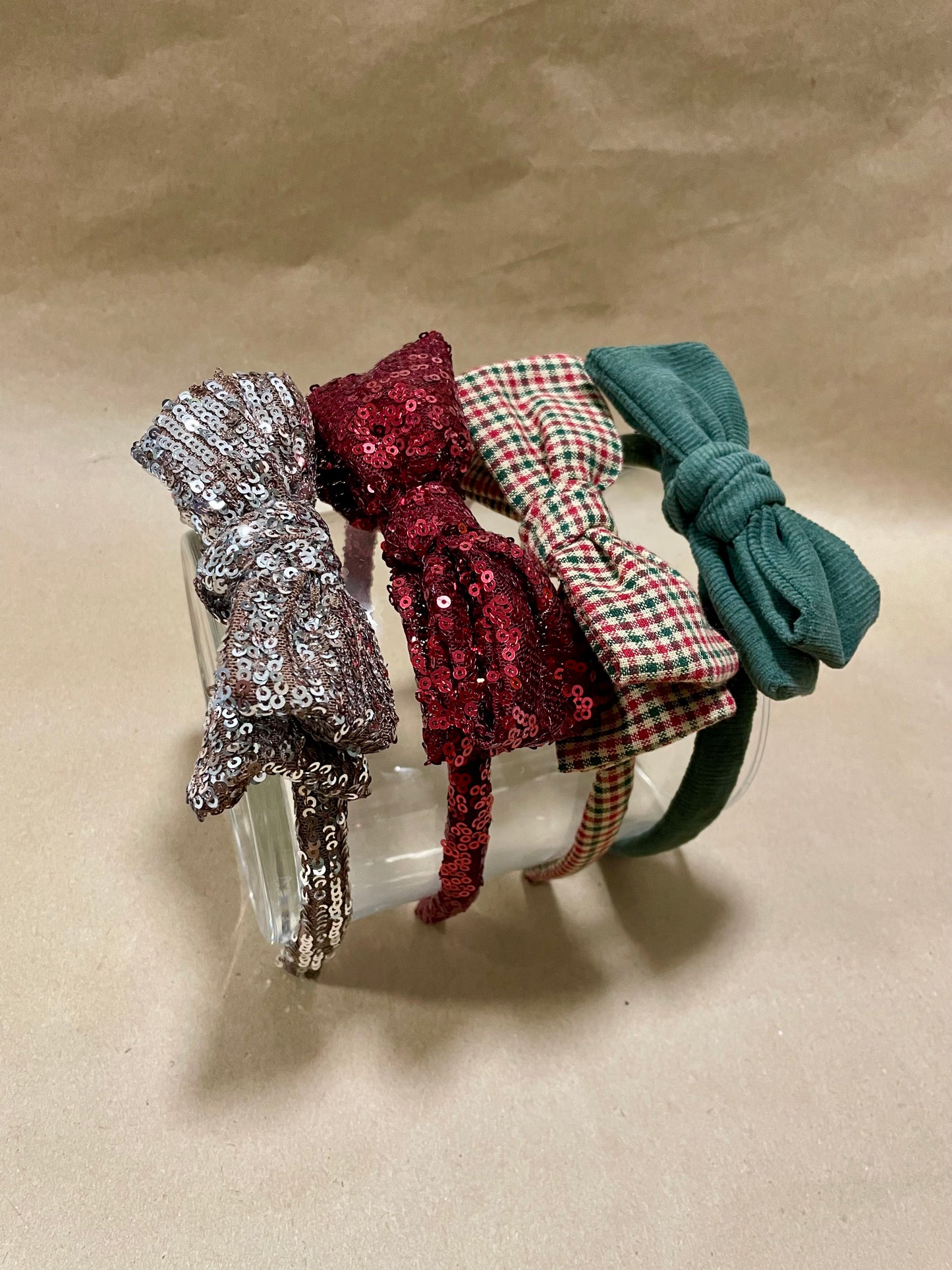 Christmas bow headbands