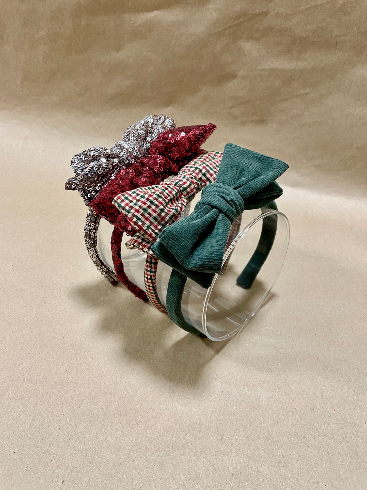 Christmas bow headbands