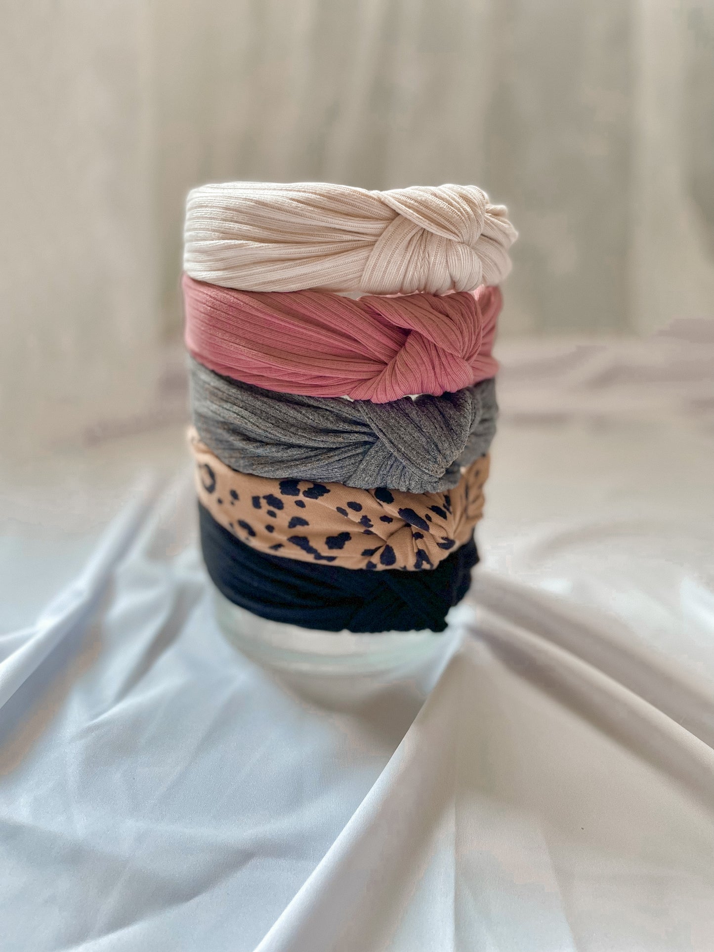 Every day Top Knot Hard Headband