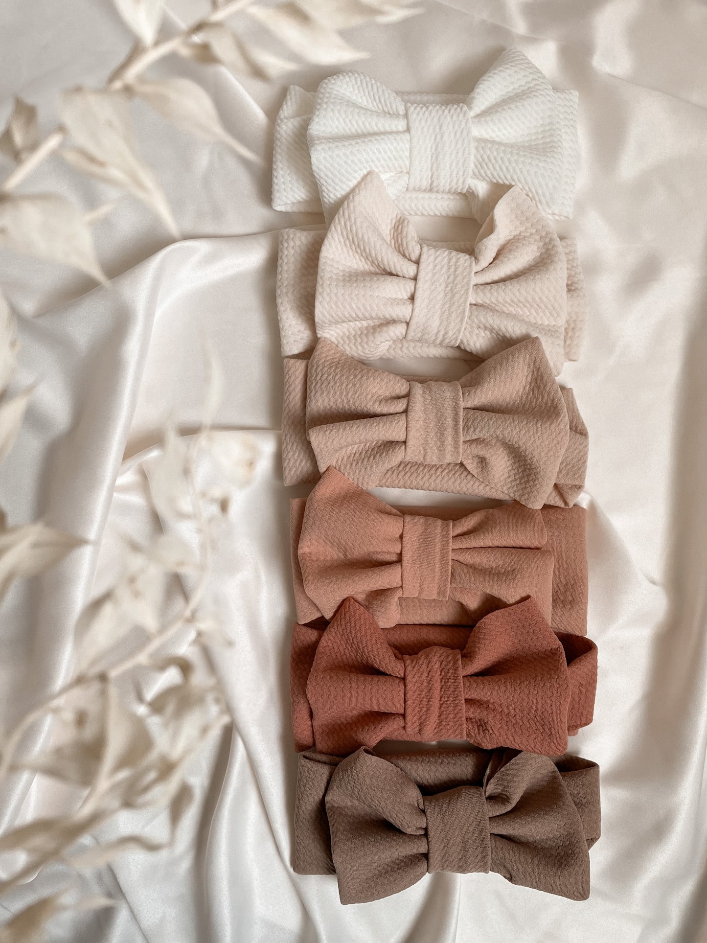 Neutral big bow headbands