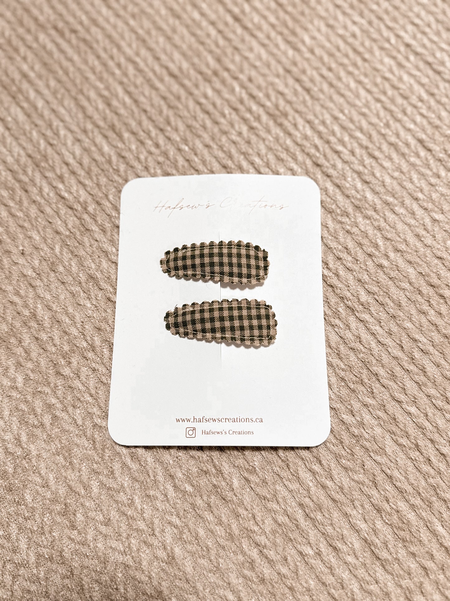 Christmas Green Gingham