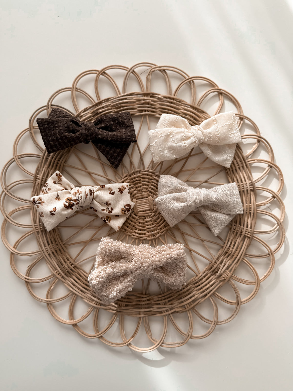 Fall Neutrals Classic Hair Bow