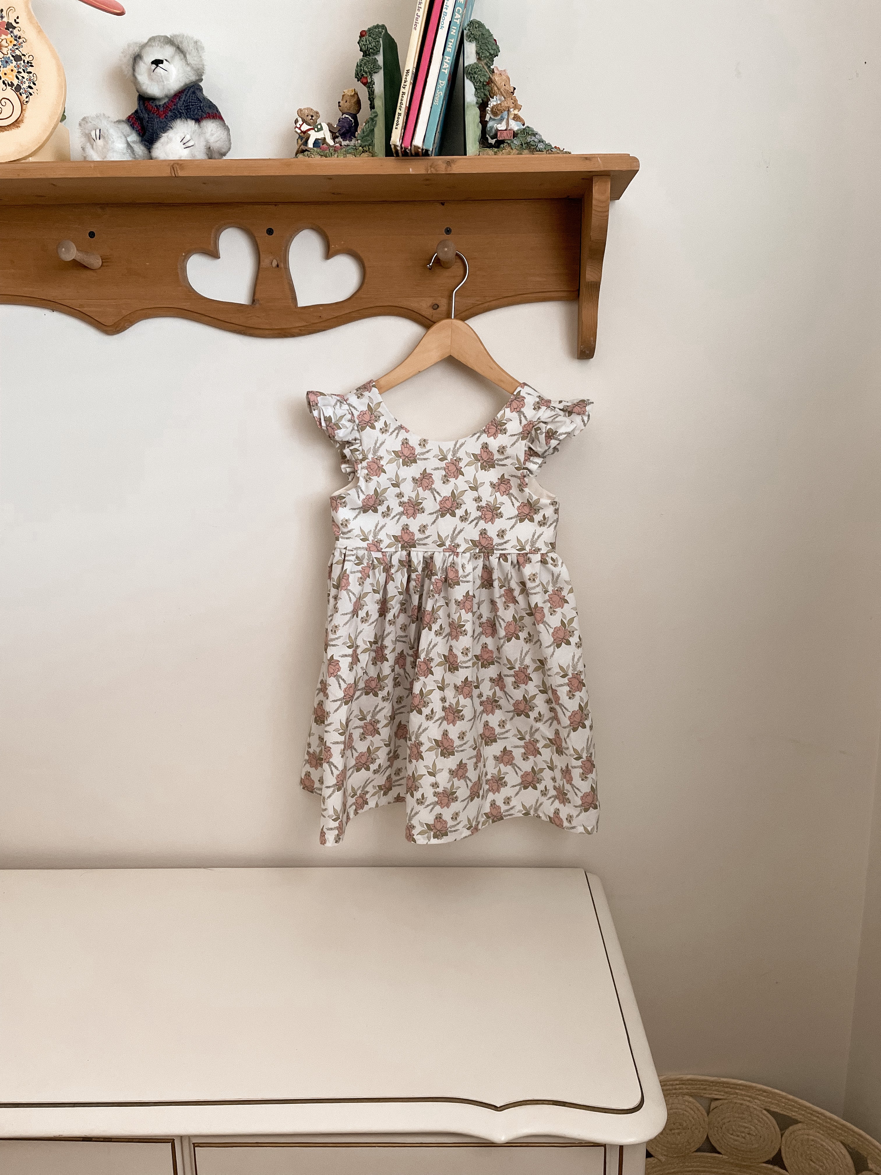 Lyla's flutter sleeve dress