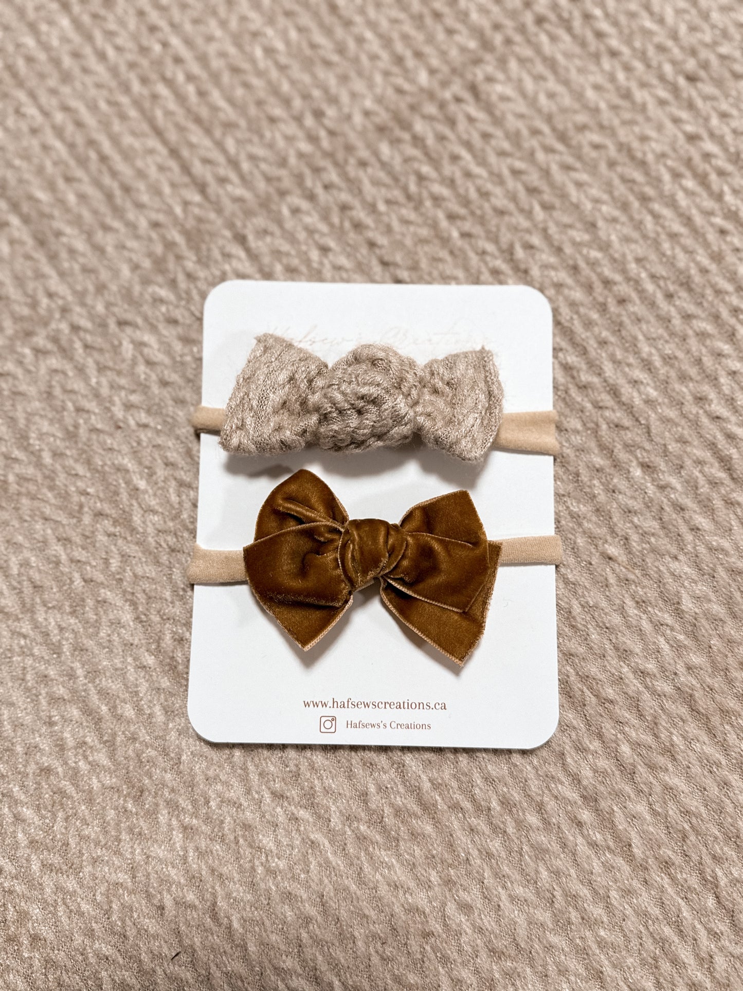 Sweater Knit Bow