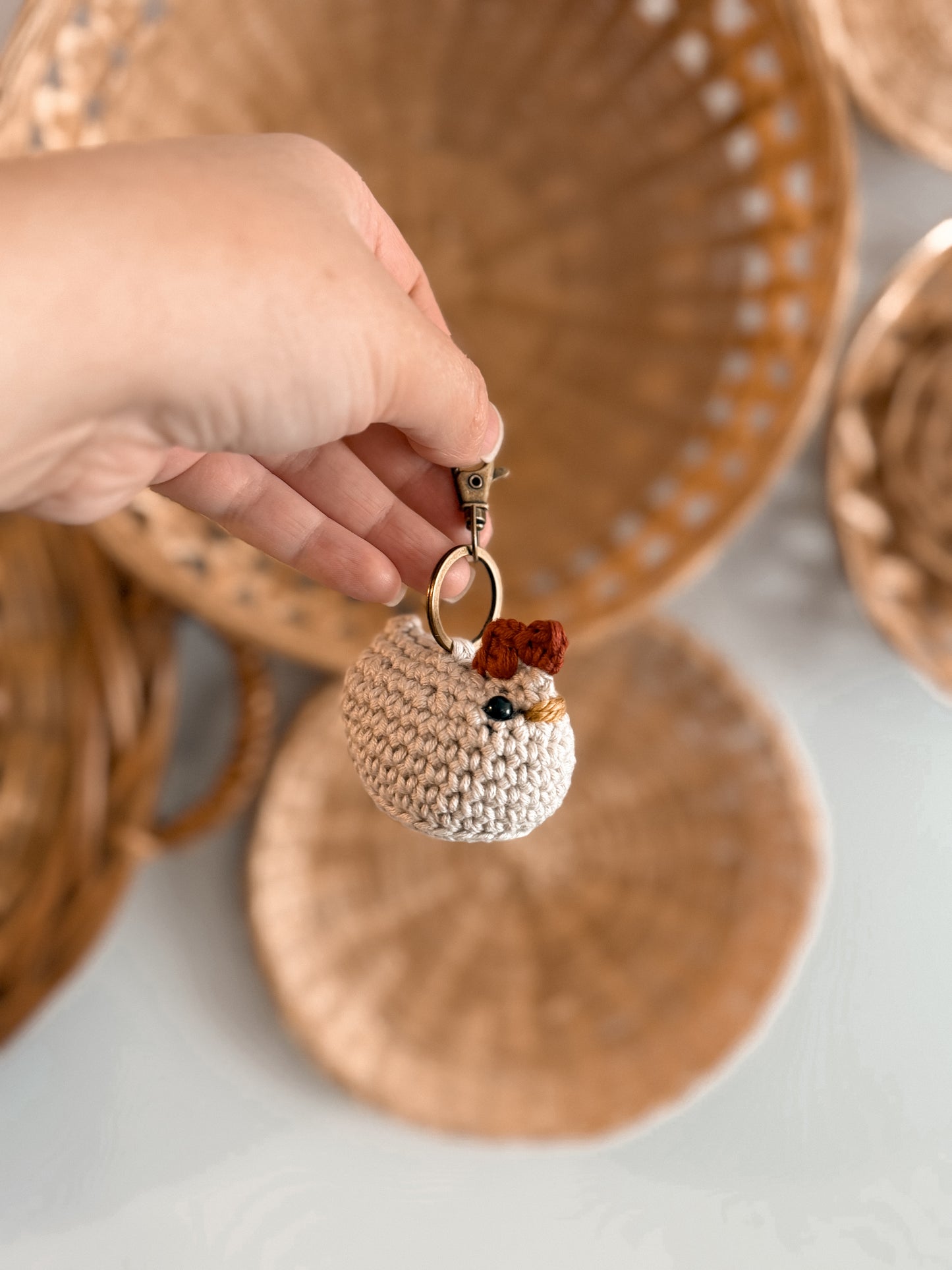 Chicken keychain