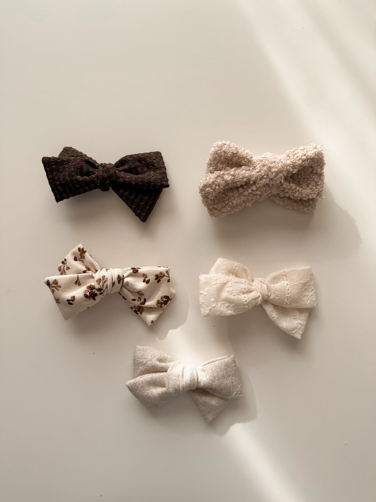 Fall Neutrals Classic Hair Bow