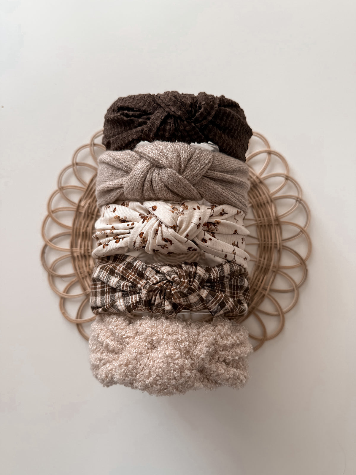 Fall Top Knot headbands