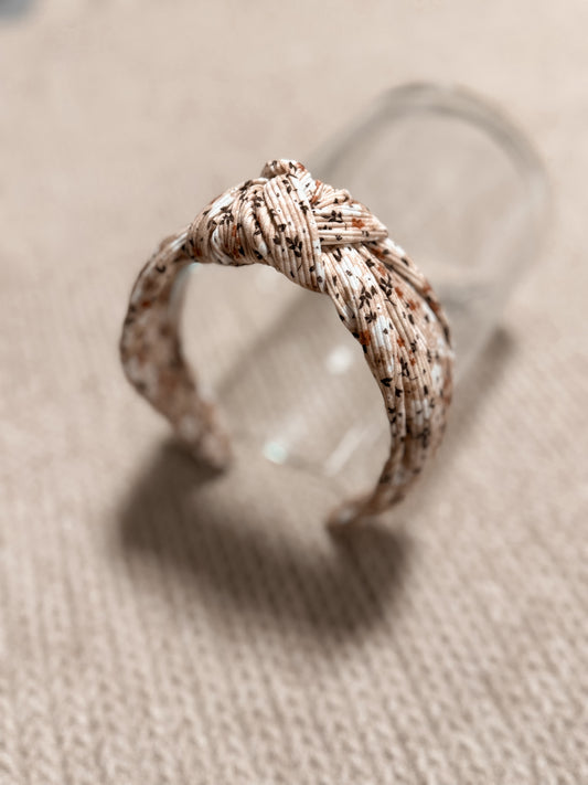 Christmas Floral Top Knot Hard headband