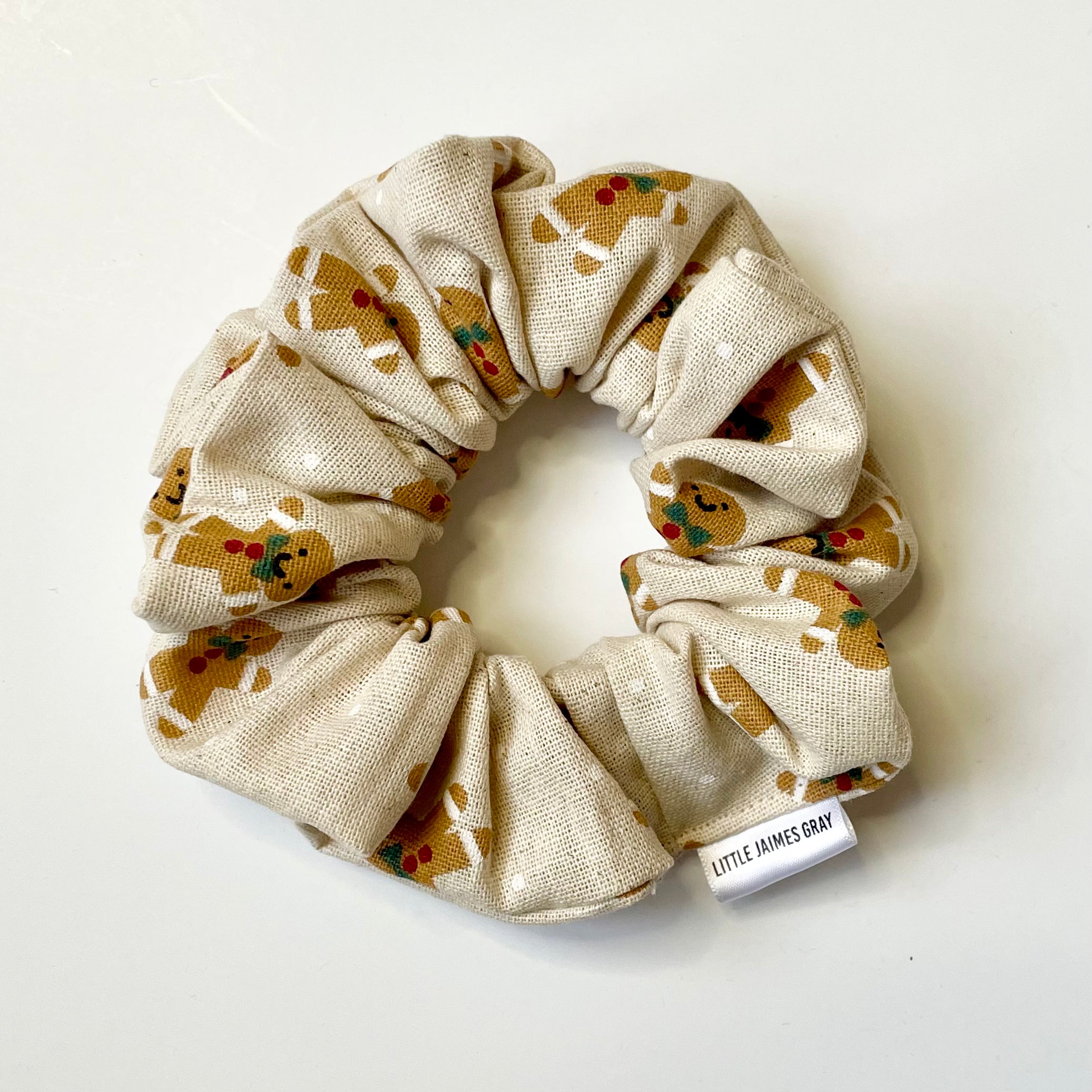 Gingerbread Man Scrunchie