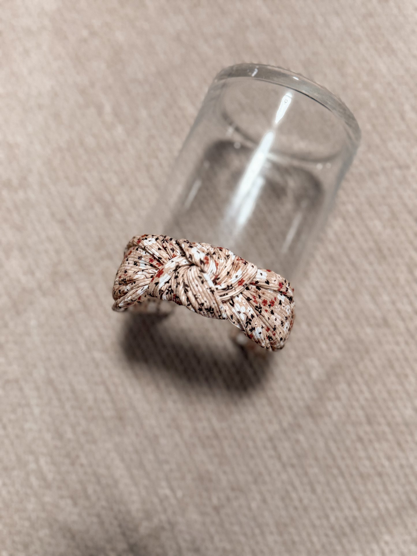 Christmas Floral Top Knot Hard headband