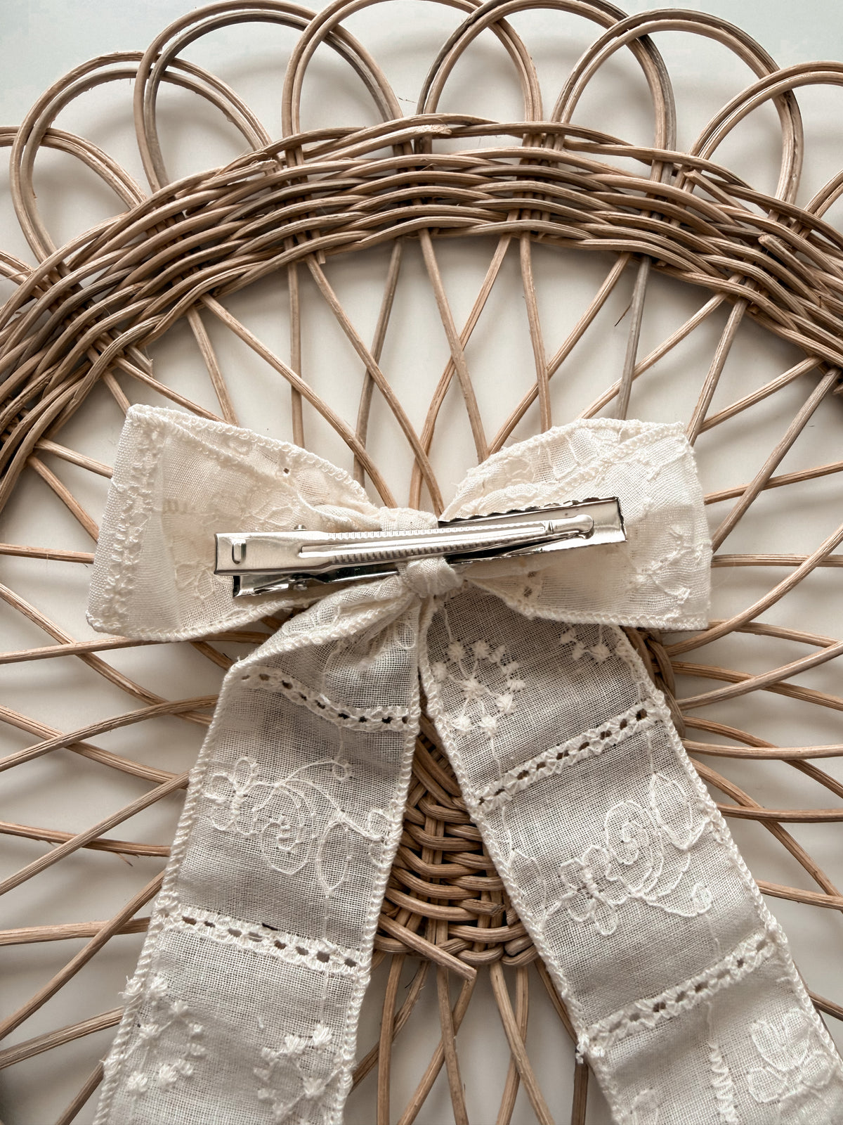 Long Fall Hair Bow