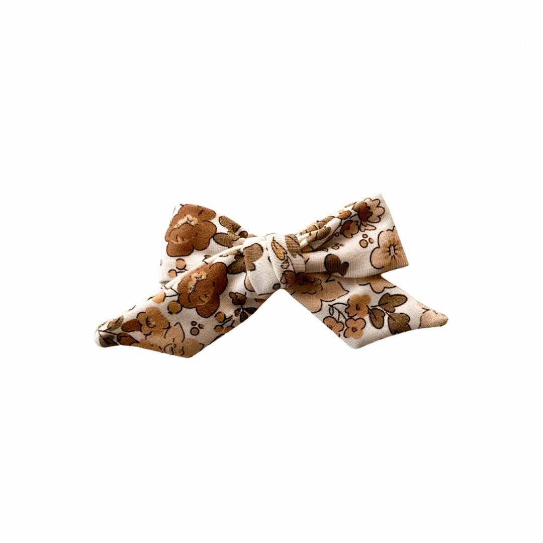 Spring Floral Sailor Hair Bow