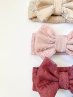 Load image into Gallery viewer, Lace big bow headband
