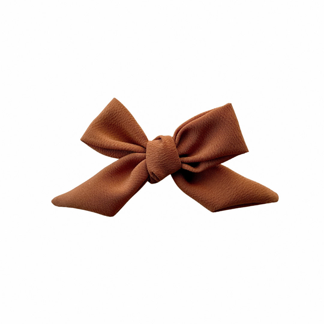 Mute Pink Sailor Hair Bow