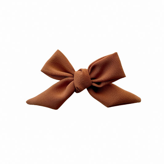 Mute Pink Sailor Hair Bow