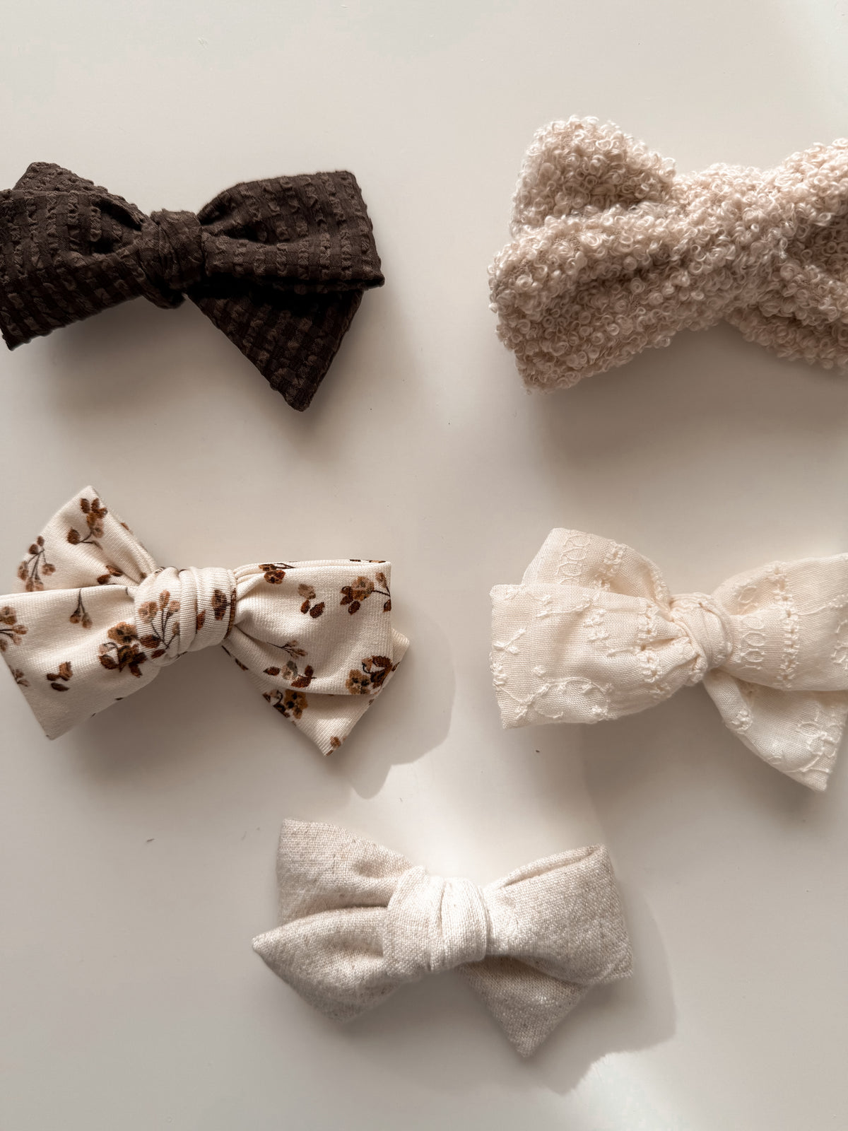 Fall Neutrals Classic Hair Bow