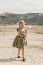 Load image into Gallery viewer, Lyla&#39;s flutter sleeve dress
