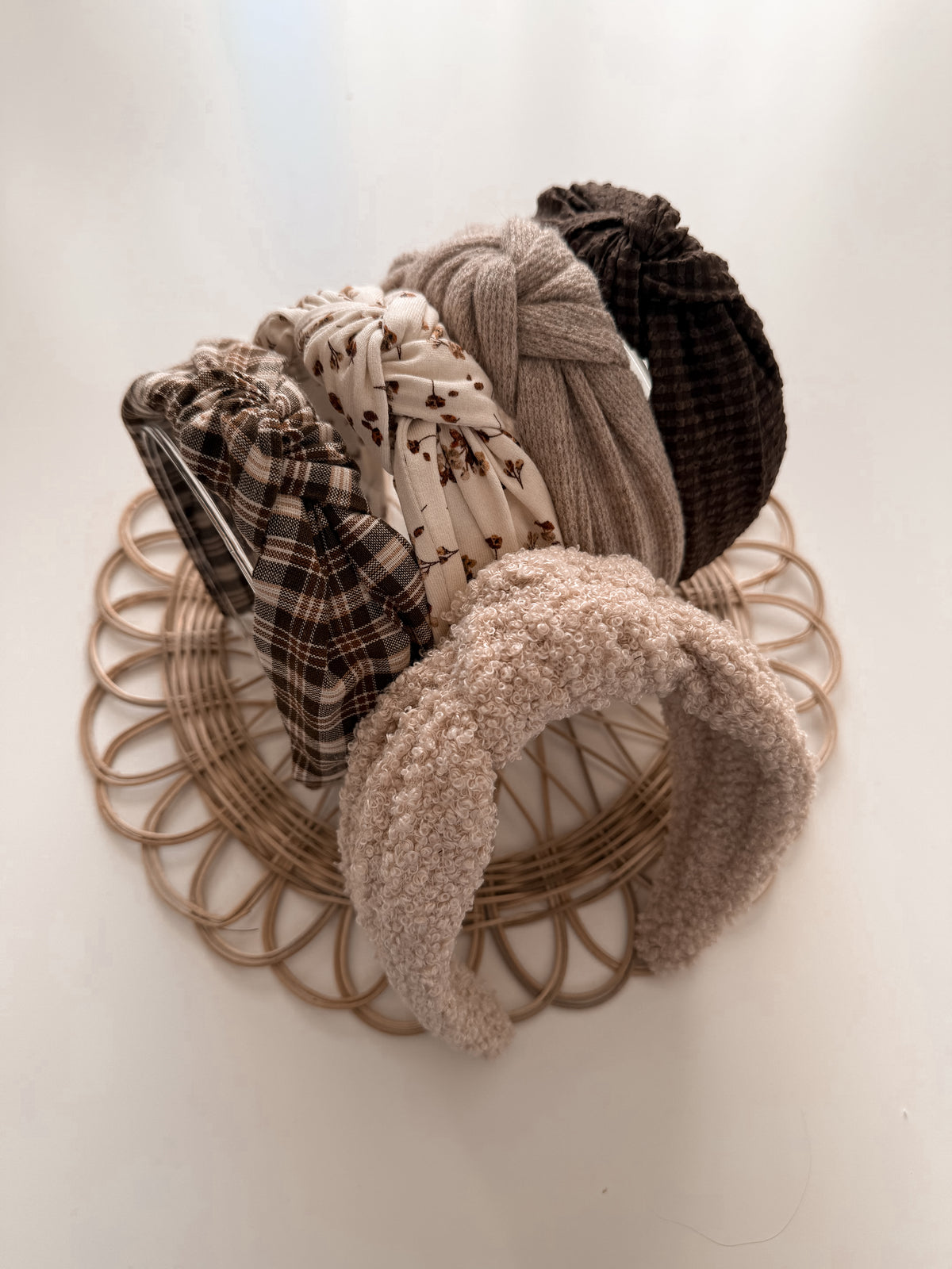 Fall Top Knot headbands
