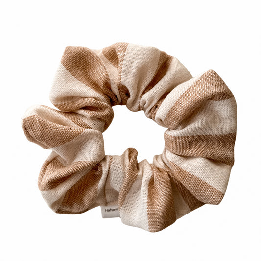 Linen Stripes Scrunchie