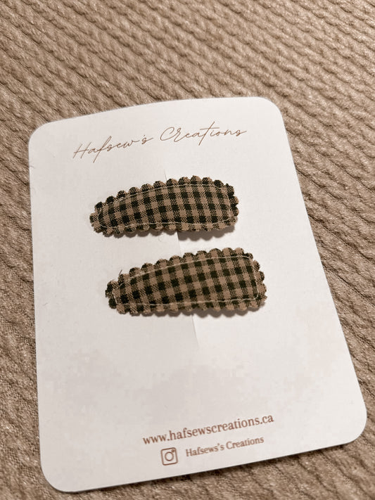 Christmas Green Gingham