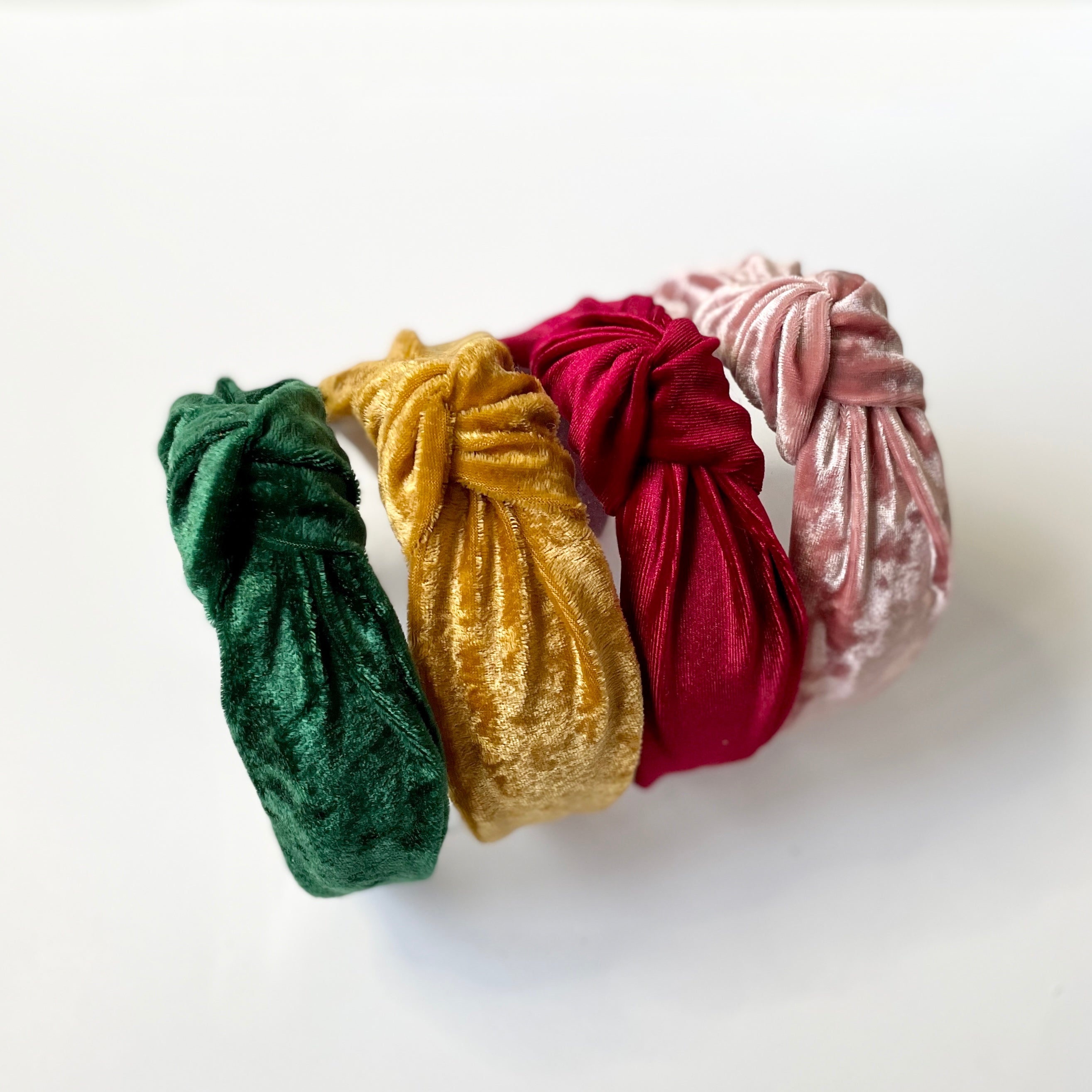 Velvet Top Knot Headband