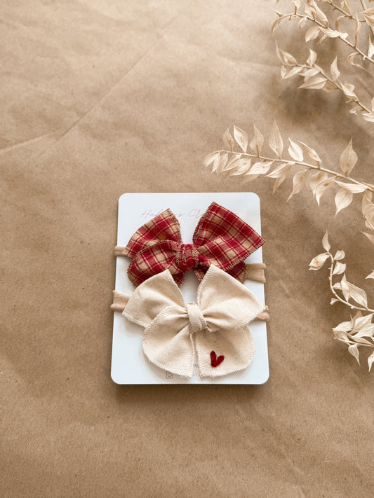 Valentines fable bows