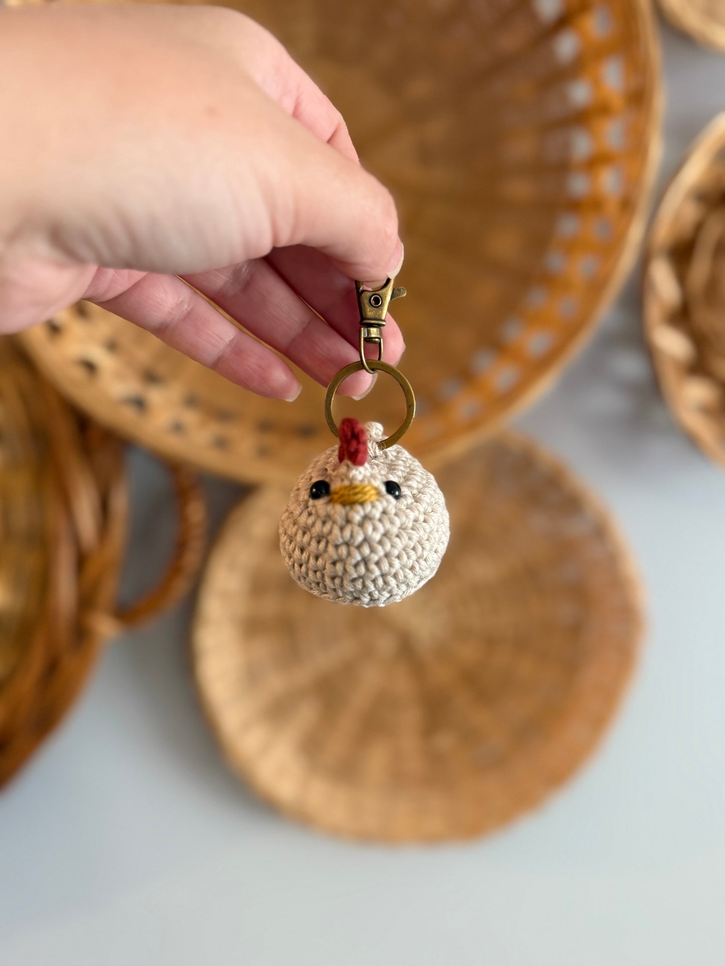 Chicken keychain