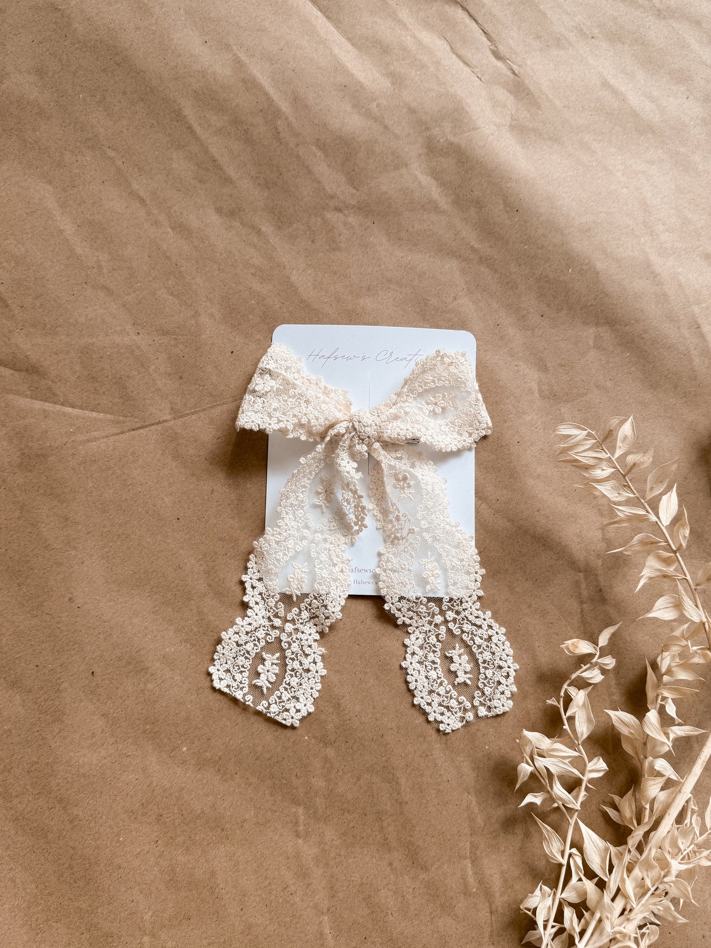 Lace big bow