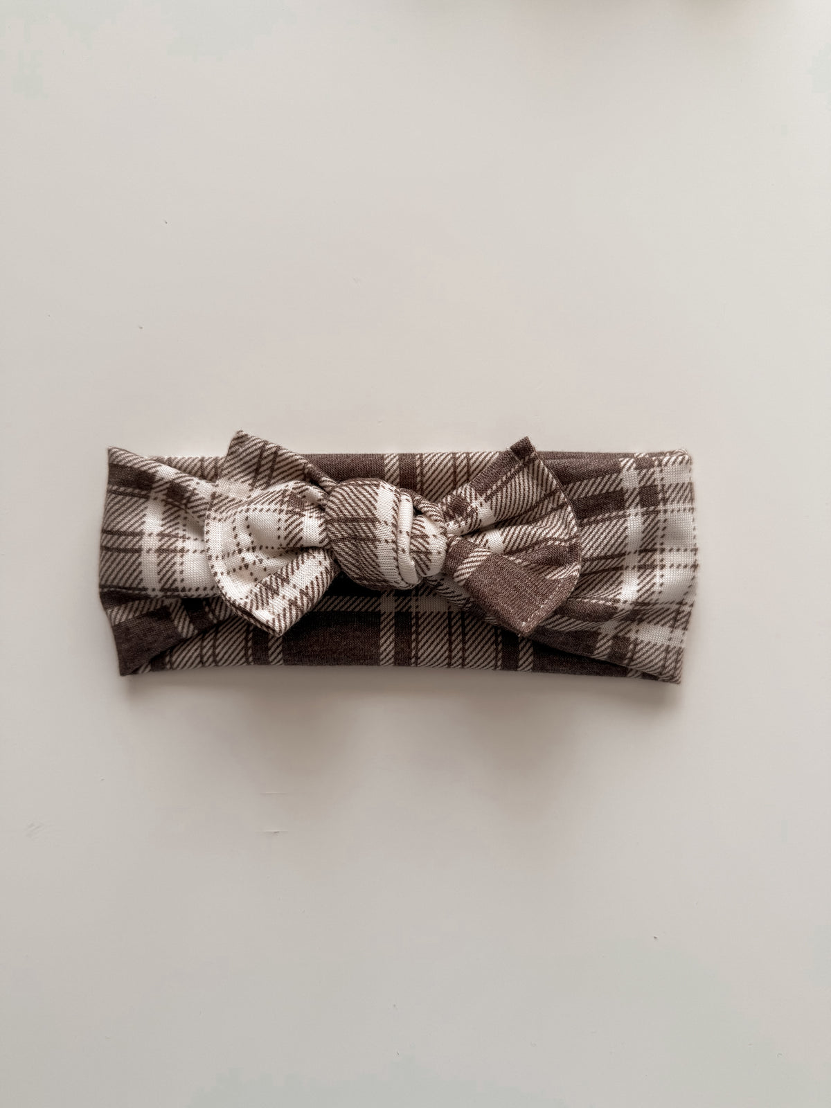 Fall Hand Tied Big Bow Headband