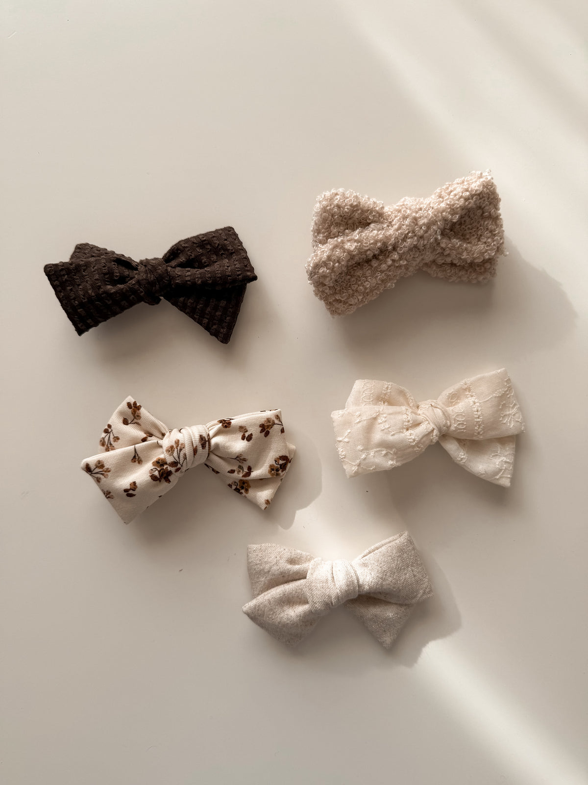 Fall Neutrals Classic Hair Bow