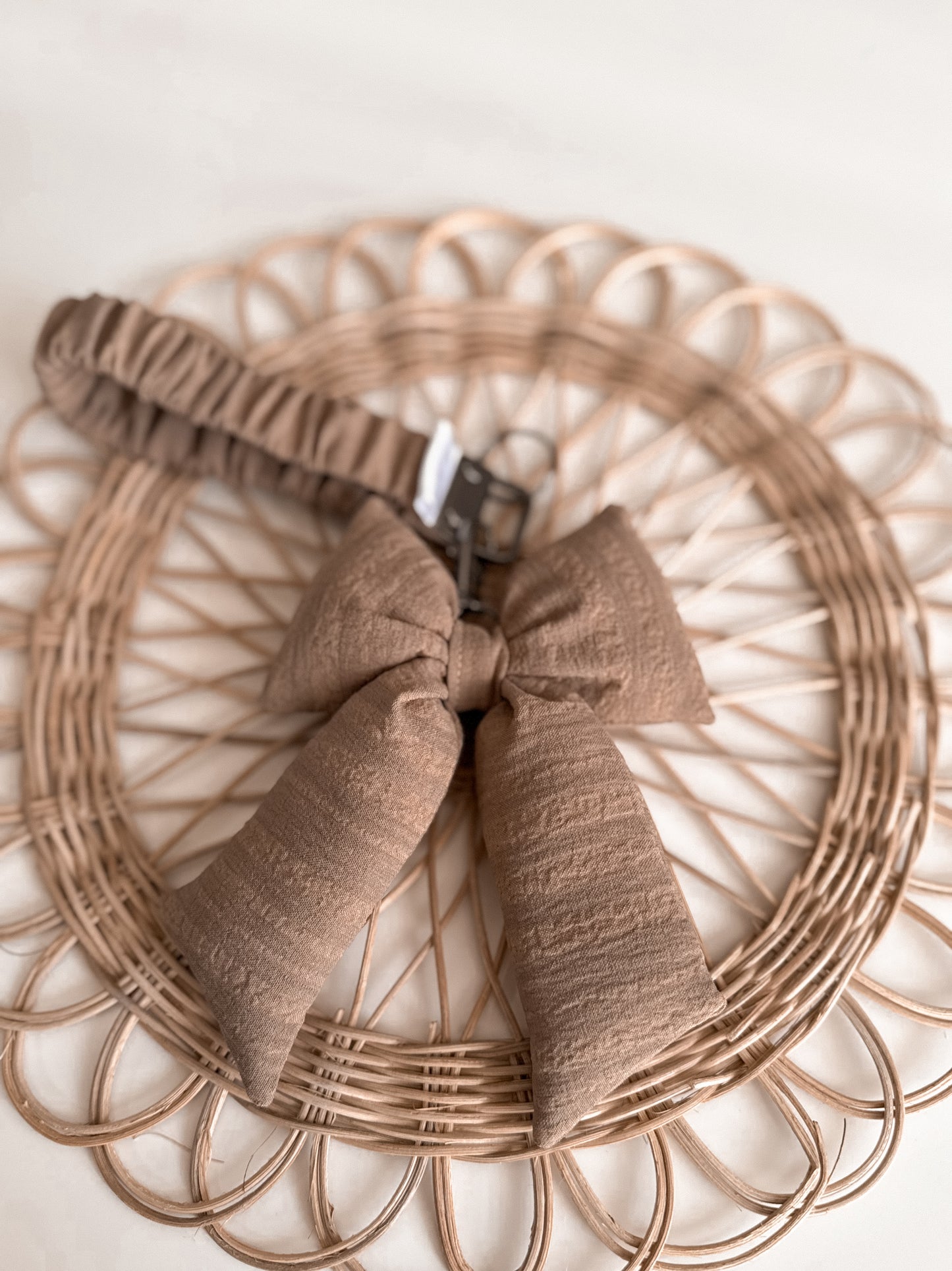 Scrunchie Wristlet puffy Bow Keychain