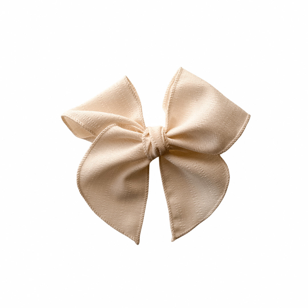 Cream Fable Bow