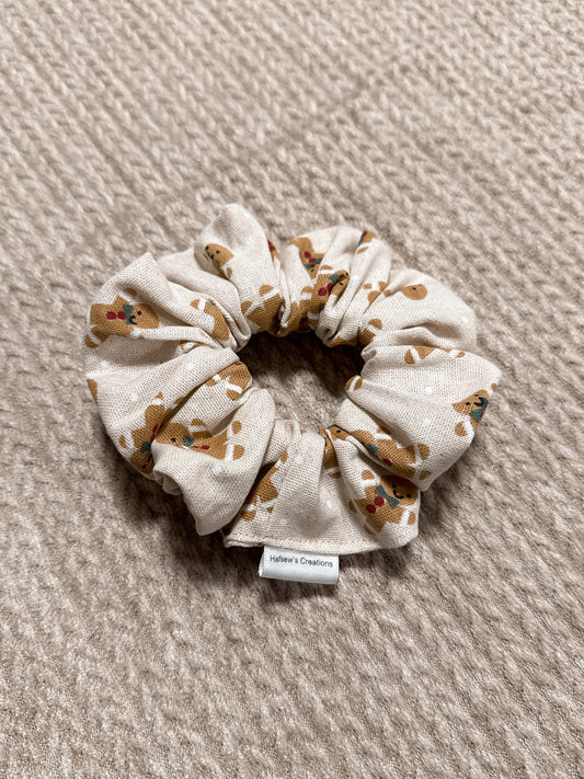 Gingerbread man Regular sized Scrunchie