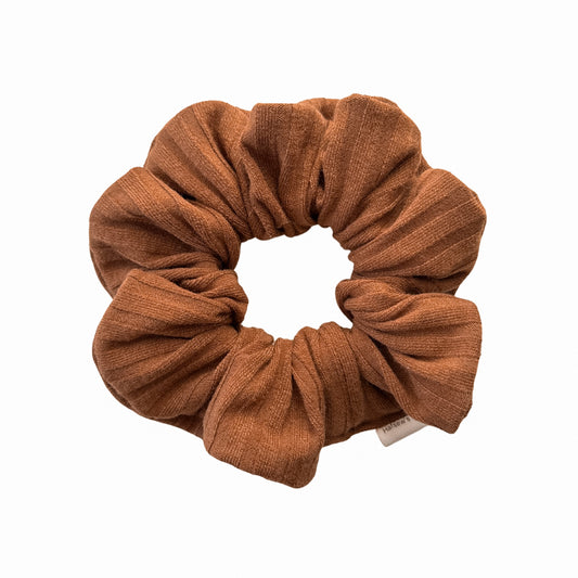 Ginger Snap Rib Knit Scrunchie