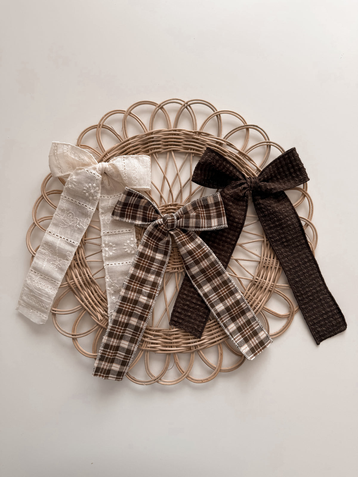 Long Fall Hair Bow