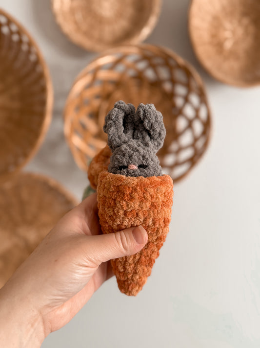 Mini bunny in hatch carrot