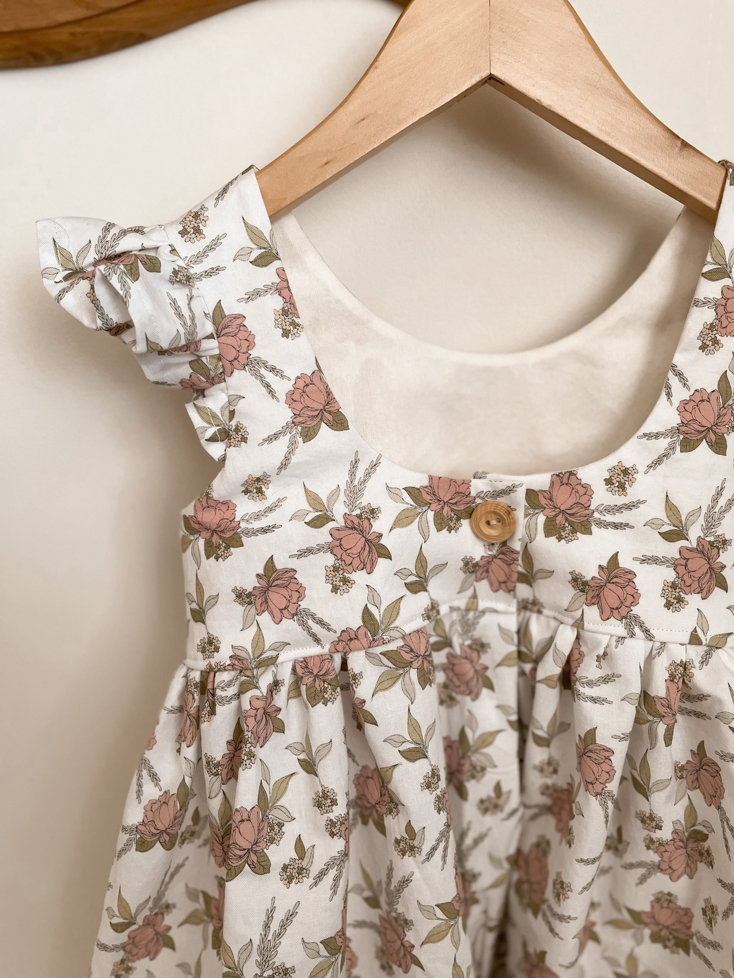 Lyla's flutter sleeve dress