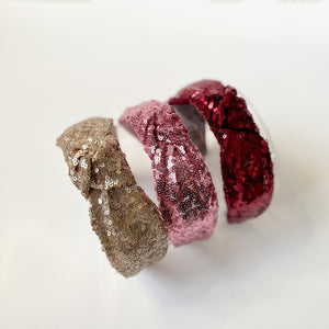 Sparkly Top Knot Headband
