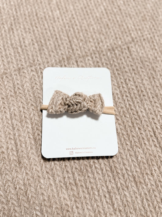 Sweater Knit Bow