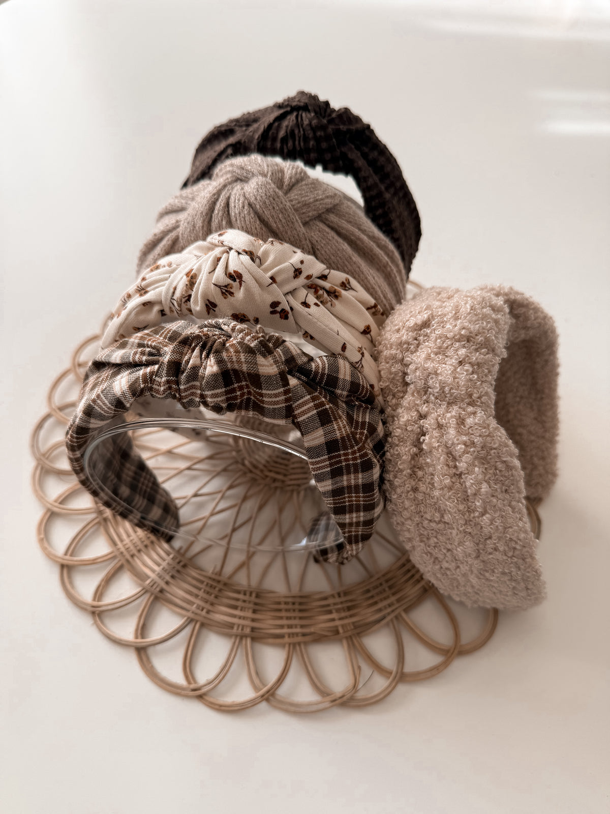 Fall Top Knot headbands