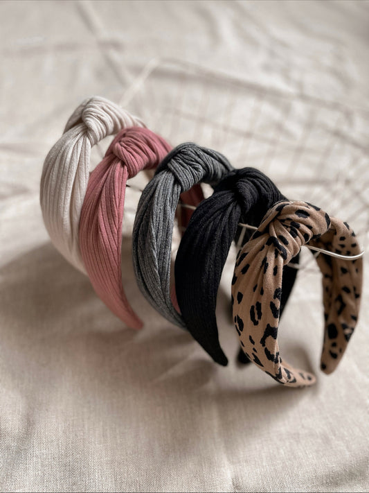 Every day Top Knot Hard Headband