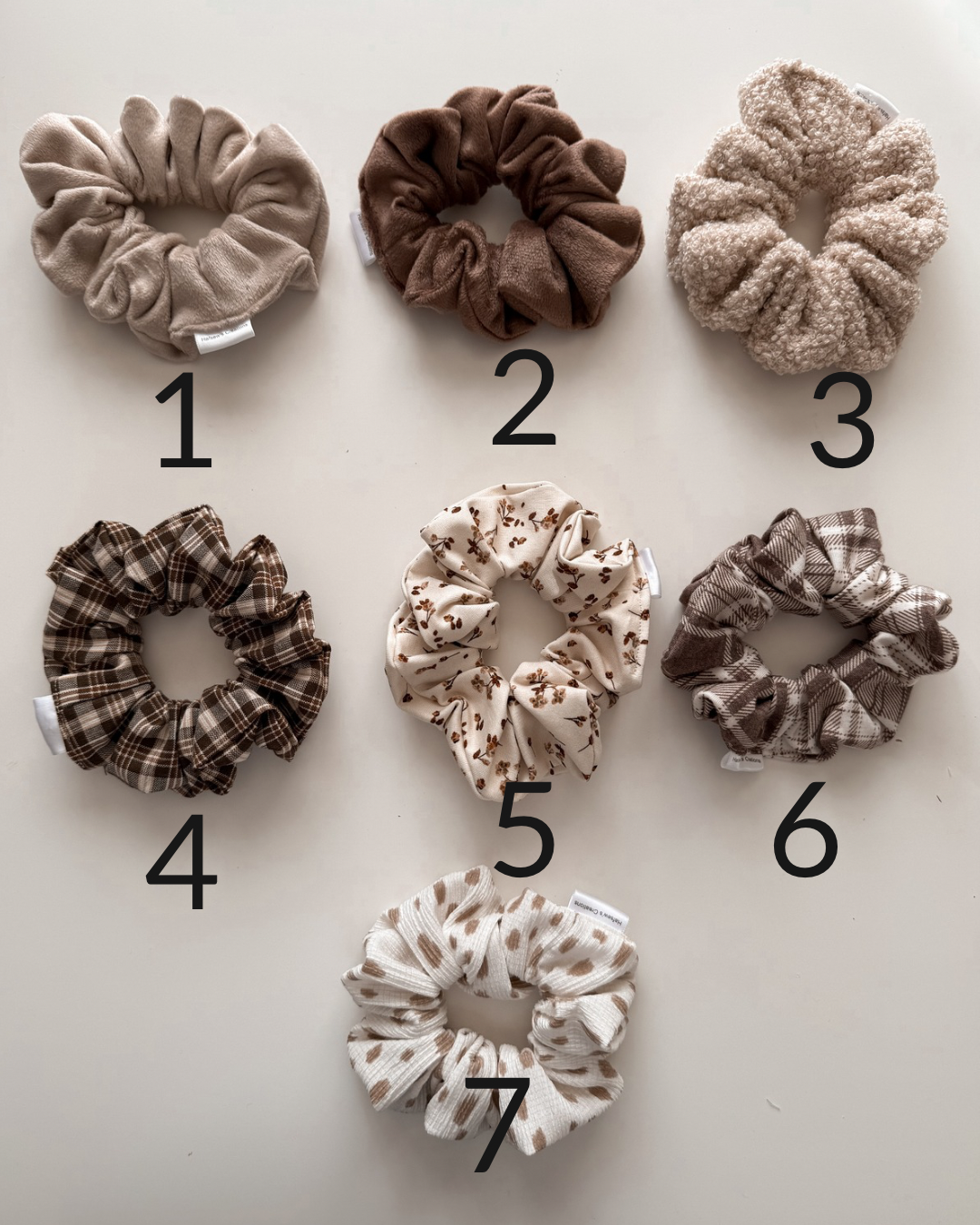 Fall Hair Scrunchies