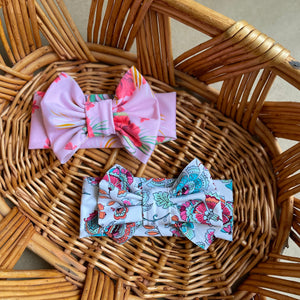 Swim/athletic big bow headband