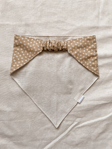 Triangle scrunchie hair bandana