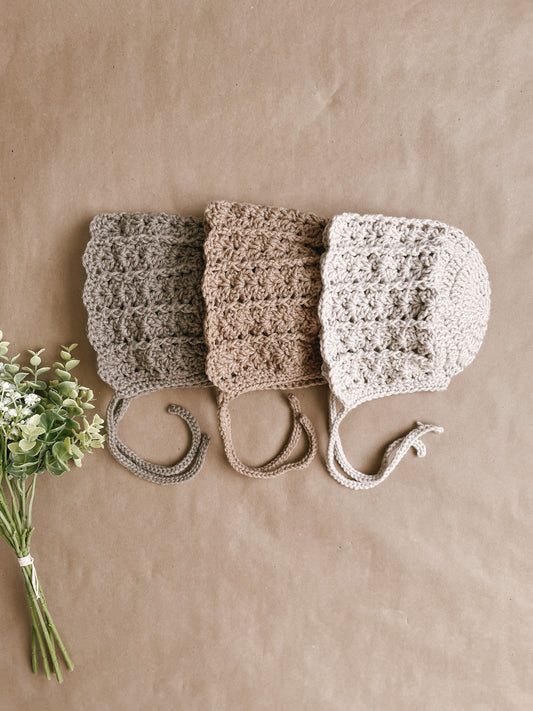 Crochet Girl Bonnet