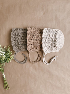 Crochet Girl Bonnet