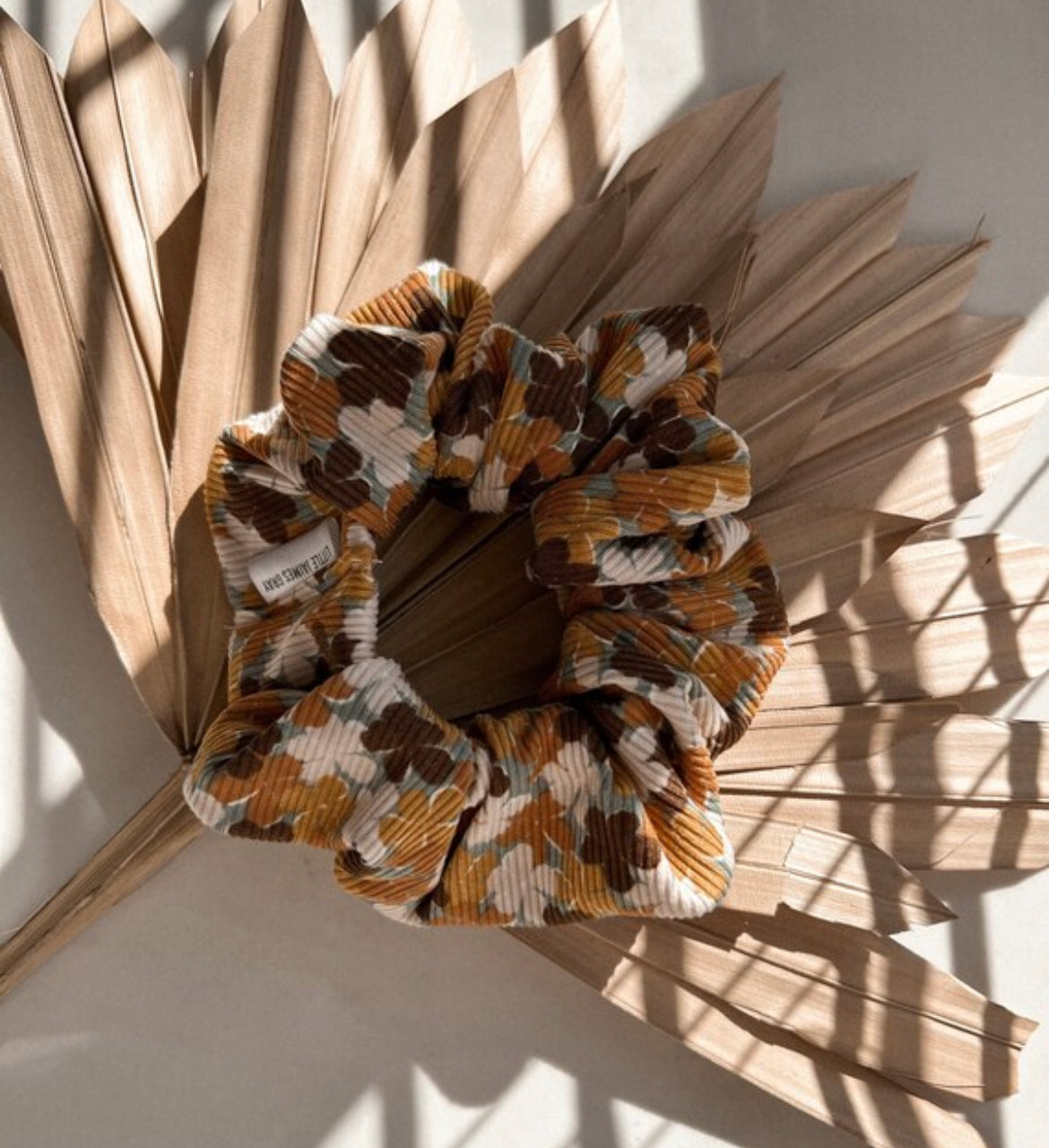 Stripe|vintage floral scrunchies