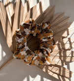 Load image into Gallery viewer, Stripe|vintage floral scrunchies
